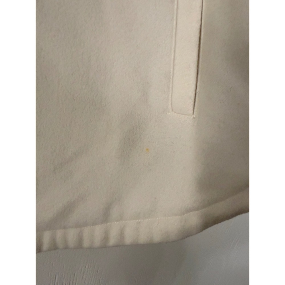 Hollister Colorblock Fleece Shirt Jacket Shacket Brown Cream Tan Small Oversized - Picture 13 of 15